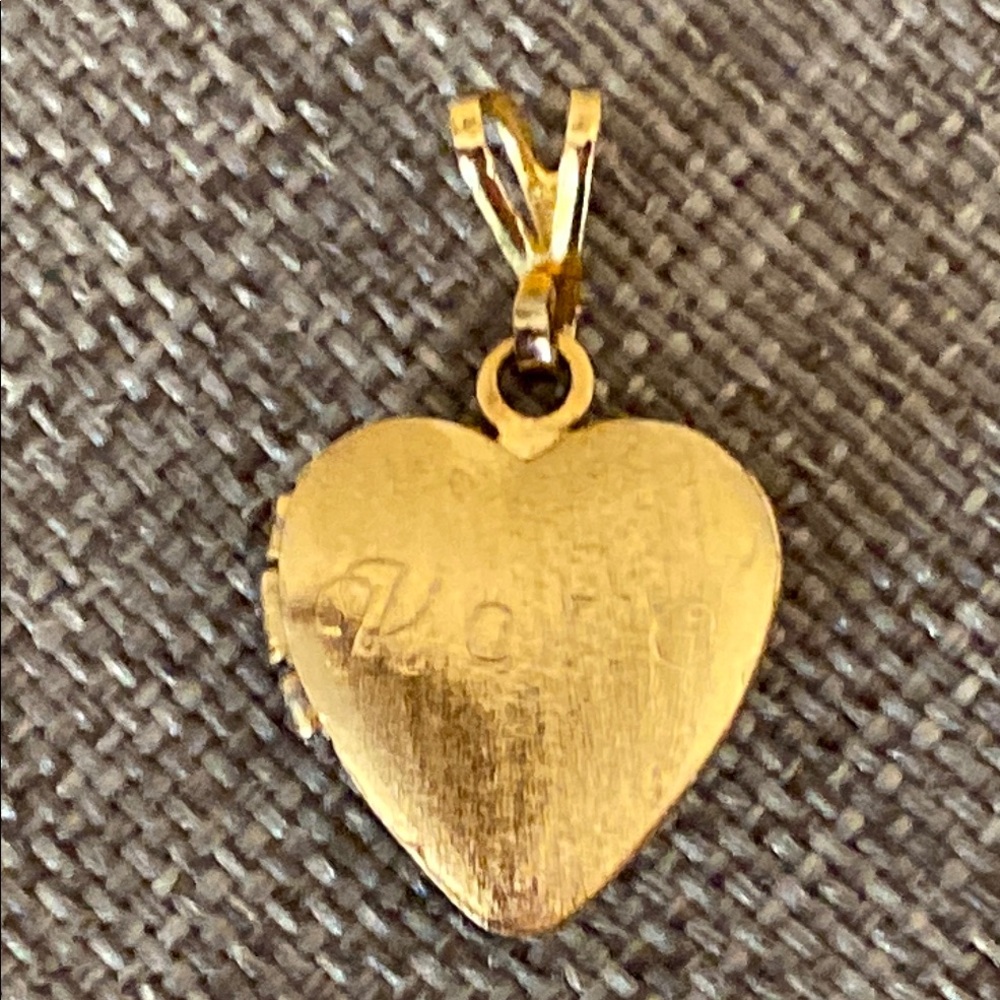 Gold Plated Vintage ‘Katie’ Heart Locket Pendant